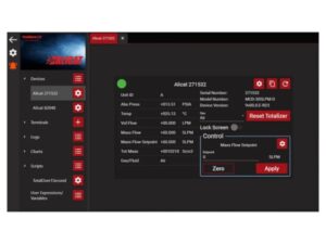 Alicat Scientific FlowVision 2.0 Software