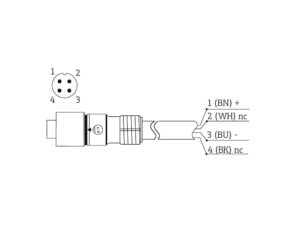 E+H 71217708 Cordset