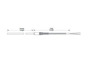 Watlow AF Style Mineral Insulated Thermocouple with Metal Transitions